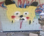 Sonichu graffiti spotted in abandoned building from skinny prostitute fucked in abandoned building from prostitute