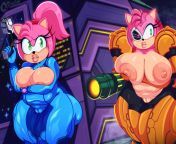 Amy Rose vs Rusty Rose (Tenjosan) from amy rose futa fuaked
