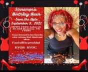 Sinnamon&#39;s B-day Bash! 9-3-21 @ 9pm Wear Red Black &amp; Silver! from indian b grade suhagrat movie 3