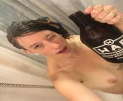 Howler in the shower? Had to! WABs Maiden IPA from bigsex wab com