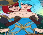 [M4F] Miss Fortune and Sona team up in the bot lane to seduce the enemy and win the game! Though, they will end up losing anyways. Looking for someone (or two) to play as Sona and Miss Fortune. Please be semi literate, be able to write 2-3 paragraphs an from sona boob showing in