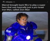 How about instead of Iron Man it&#39;s Shekel Man and he&#39;s jewish from man and xxx 39