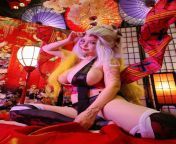 Daki cosplay (Anri Okita) from anri okita nude big tits tease video leaked