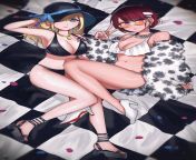 [ART] Swimsuit Alice and Caph (The Duke of Death and His Black Maid) from 快手刷赞▇联系飞机@btcq2▌۵⅛♁•caph