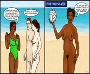 Nudist Newbies: Nate and Nikki bring a friend to the beach (Part Two) from fkk nudist nudism