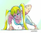 R. Mika getting ready for her SF6 call-up (Quasimodox) [Street Fighter] from street fighter tas 32