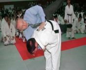 Vladimir Putin was pictured getting thrown like a rag doll during a visit to a judo school (2000). from vladimir putin xxx