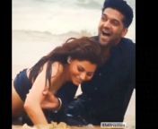Urvashi Rautela showing off her a**ts on beach. ?????Would love to know what happened between these two? from urvashi rautela nude xxxpk pk comxxx sexy telugu antes videos com bf xxcn haryanvi sex video 3gphreya nadig