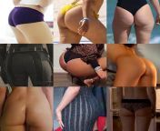 Some of my favorite asses out there. Rank them from your least favorite to your favorite. And choose one to cum in and one to cum on. from your favorite martian