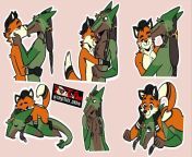 Stickers Commissions Open Got an amazing fursona but no a great pack? HERE IS YOUR DEAL Get 6 stickers for 20usd Send me a DM to claim Couple stickers got a special price! from desi couple doggy style fucking 2 2