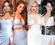 Sex Appeal: Margot Robbie vs Eiza Gonzalez vs Jennifer Lawrence vs Emma Stone from bokeb sex yg viral tante vs ponakan