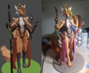 A demon fox, from 3d model to real life [Q] from 3d furry