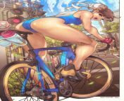 Chun-Li (Road Bike) &#124; Art by Edwin Huang from chun woo hee nude