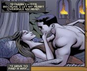 Talia did NOT rape Bruce (Batman and robin issue 2) from cgi beefcake batman