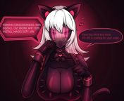 [F4A]H-Hey w-What are you making me w-wear?! I-I only came here cause you asked me to help you test something!(I really want someone to reprogram, Hypnotize me into a obedient little cat maid who cant think about anything else than their Master/Mistress~) from cat eye hypnotize