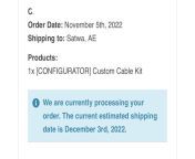 Hi, I live in UAE. Just wanted to know how long does it take to get your orders from purchase date? from pinay rowena ofw in uae