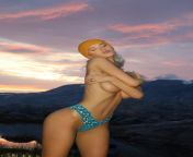 Amazing colored sky to model in front of (model: Amalie Olufsen) from sumaya axmad sexms nonude model