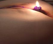 [M]Sir dripped hot wax over my [F] nipples &amp; pussy, then made me hold it in my pussy so he could take a picture for you all. from hansa rangili pussy
