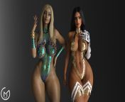 Indian Goddesses Rampart &amp; Symmetra (GM Studios) [Apex Legends] from indian kajer meye amp malik er chel