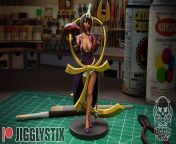 Eliza from skull girls for 3d print. Sculpted and painted in zbrush, rendered in blender. NSFW from nude girls waldo 3d