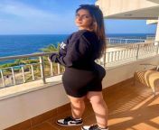 NRI British Indian Beauty in Tight Shorts from nri