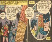 That is a messed up thing to keep as a throphy[Detective Comics #158, Apr 1950, Pg 13] from 13 girlctorsneka