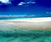 Natural white beach in Maldives from sonam beach