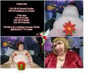 [selling] ????Yuletide Sale???? PM BrattySam77 and let me make your holidays Merry &amp; Bright. Cum get your picture, video, live cam. Sexting, phone sex, cock rates and GFE needs. Accepting PayPal, CashApp and Google Pay. from iva sex cock