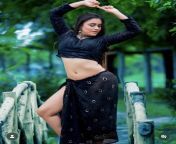 Mimi Bhattacharjee navel in designer dress from mimi xxx ap in