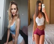 Bebehan vs Eva Savagiou. Sexy Youtuber vs Instagram Model. Pick one to fuck and one to suck you off from saudi arabia instagram model