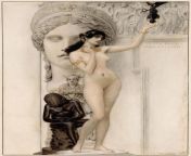 Gustav Klimt - &#34;Allegory of Sculpture&#34; (1889) from 滁州约小姐找小姐服务123薇信咨询网止▷m8558 com125滁州哪里有小姐小妹上门全套 滁州约炮一条街服务美女多多 1889