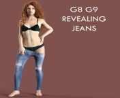 FREE Revealing Jeans for Genesis 8 Female and Genesis 9 for DAZ Studio https://www.most-digital-creations.com/freestuff.htm from digital playgrond com