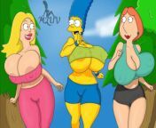 Francine Smith, Lois Griffin and Marge Simpson (Family guy) (Simpsons) (American Dad) from lois griffin and braen