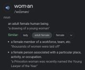 woman? from 0ld woman