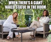 We don&#39;t talk about the naked statue in the room. from indian short girl naked good in the room