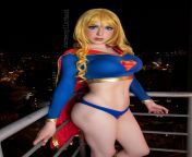Youve caught Super Girl here after she lost her skirt in battle, promise not to share this photo with anyone? Boudoir Super Girl cosplay by CarmenPilarBest from petite blonde super girl banged by beast