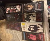 Collection discussions. (Delete if not allowed but whats everyones obscure/gore movie collection looking like. Heres my little gold mine. Some other notable mentions are abcs of death V/H/S and the human centipede with the vomit gore trilogy being myfrom babiloi new premium movie collection video