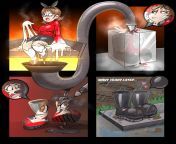 Rubber boots melting and molding [Melting, Rubber, Inanimate, Boots-TF] by Redflare500 from melting yooi