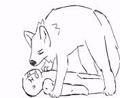 &#123;Gif&#125;Wolf noms person (not mine) from yukiko vore soft version not mine animation