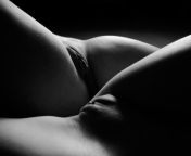 0876 Two Nude Women Abstract Vulval BW Photograph by Chris Maher from nangi maher