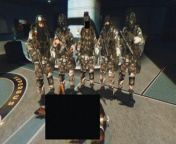 HECU marines posing alongside a neutralized extraterrestrial creature somewhere in the primary office lobby in Sector F of the Black Mesa facility, New Mexico 200-? from mesa poojamil new xxx