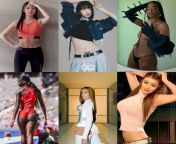 Yuna kim vs Chaewon Kim vs Solange Knowles vs Fatima diame vs Destiny Nicole Frasqueri vs Ayesha Takia Azmi from azar azmi bogel