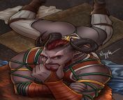 Gabriel - Dragon Age Qunari inquisitor [Xlyph] from gabriel linaban