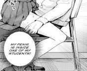 LF Mono Source: &#34;My penis is inside one of my students!&#34; &#34;Mou bhytpu moeu&#34; 1boy, 1girl, clothed sex, foreign text, from side, girl on top, hand on another&#39;s thighs, head out of frame, on chair, russian text, sfx, shoes, sitting, skirt, from 1girl party sex