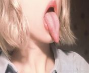 ?Come to my audio account to listen to the most wet and wild dreams of yours? My account is free for now and it has free audio on the main page? I do personal requests and new blowjob audio is only 3&#36;? Look how long my tongue is? from clear audio