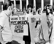 Womens Liberation activists demonstrate against the Miss America beauty pageant, September, 1968. (800x444) from miss french jr pageant nudist pageant pageants france nudist pageant beauty miss junior