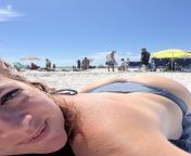 Your redhead MILF on the beach from cheating milf on camera