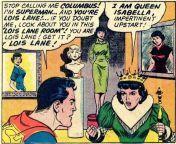 Lois Lane is the Queen: Isabel The Catholic Note: Isabel was a blonde. [Lois Lane #25, May 1961, Pg 32] from isabel prill
