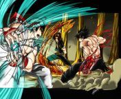 Jin vs. Ryu vs. Kyo (@ Hwanarts) from tekken jin vs king