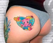 Mew tattoo done byGaleano Tattoo. from annabelle galeano